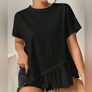 Elegant Black Women's Top